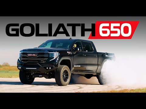 Supercharged GMC Sierra AT4 // Goliath 650 Upgrade by Hennessey