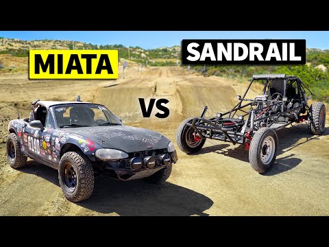 K-Swapped Sandrail vs “Buddy” the Off-Road Miata // THIS vs THAT Off-Road