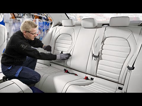 How they Build Expensive Mercedes Interiors - Inside C and S Class Production Line