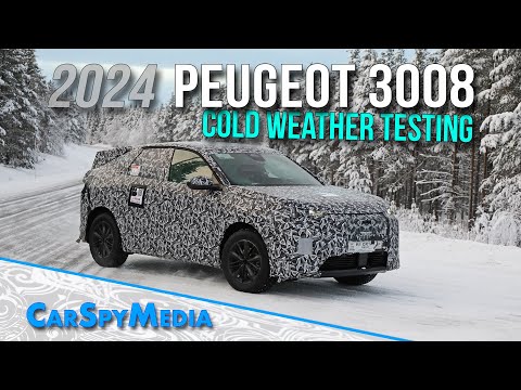 2024 Peugeot 3008 Heavy Disguised Prototype Of Next Generation Caught Winter Testing In Scandinavia