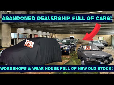 I Found An Abandoned Dealership Full Of Old Stock Classic Cars! Unbelievable Discovery!