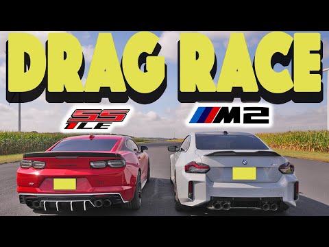 You Asked For This! 2023 BMW M2 vs 2023 Camaro SS 1LE. Drag and Roll Race.