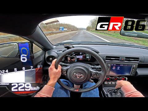 2023 Toyota GR86 | TOP SPEED POV on GERMAN AUTOBAHN