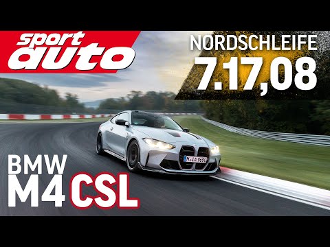 BMW M4 CSL | Nordschleife HOT LAP 7.17,08 min | sport auto Supertest