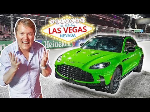RACING the LAS VEGAS F1 TRACK at 170mph! Flat Out with the Aston Martin DBX707