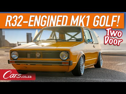R32-swopped VW Golf Mk1 - Beautiful show car, clean engine install, riding on air + rollcage