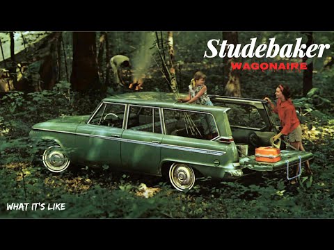 1963 Studebaker Wagonaire, the wagon with the sliding steel roof ￼