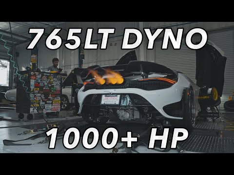 McLaren 765LT On Dyno With Over 1000 Horsepower!