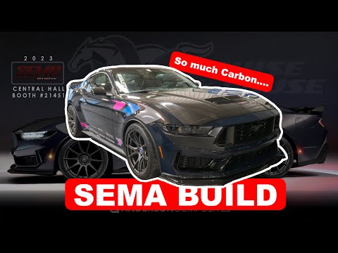 SEMA 2024 Mustang Dark Horse Build *Carbon Fiber Overload*