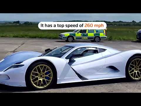 Electric car hits speeds of nearly 200 mph
