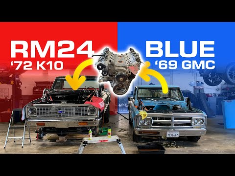 Donating BLUE&#039;S 6.0L LS to the RM24 1972 K-10 RestoMod