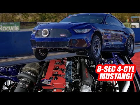 4-Cylinder Mustang Runs 8s! Ecoboost with Kelford Cams