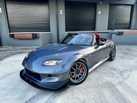 2008 Mazda Miata Supercharged Widebody NC 250whp street/track walkaround / in car / flyby (For Sale)