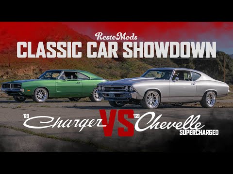 1969 Supercharged LS Chevelle vs 1969 Big Block Charger (V8 SHOWDOWN)