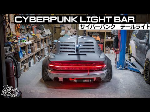 Cyberpunk Miata Build: Custom LED Tail Light Bar.