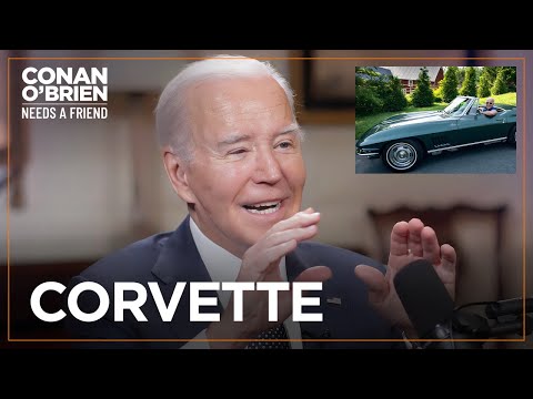 President Joe Biden Has (Safely) Hit 132MPH In His Corvette | Conan O&#039;Brien Needs A Friend