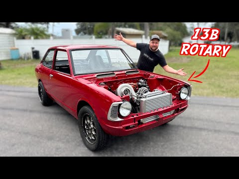 Introducing Wyatt&#039;s New 1974 ROTARY Swapped Corolla!