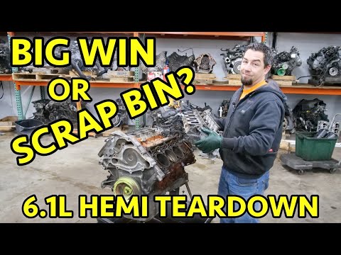 RISKY CORE PURCHASE! 6.1L Dodge SRT8 Hemi Teardown. Always A GAMBLE!