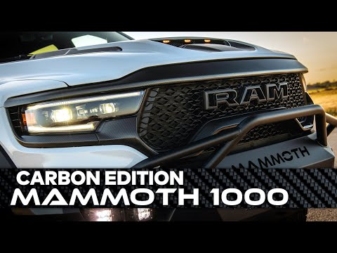 &#039;Carbon Edition&#039; MAMMOTH 1000 RAM TRX by Hennessey