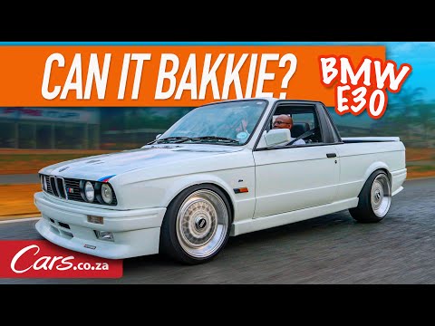 BMW E30 Bakkie! 325i Convertible turned into a pick-up (and it&#039;s running an E36 2.8-litre engine!)