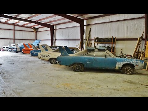 A Warehouse full of Barn Find Superbirds and Talladegas?!