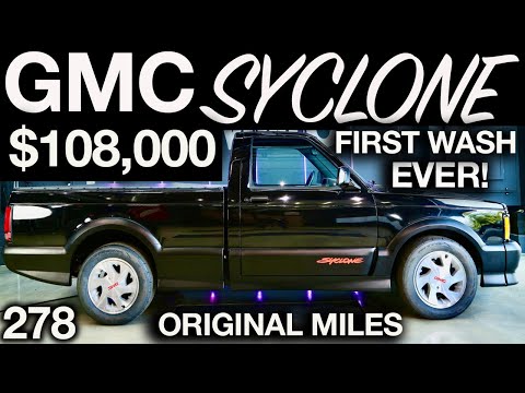 First Wash Ever GMC Syclone Truck Only 278 Miles Full Detail and Drive!