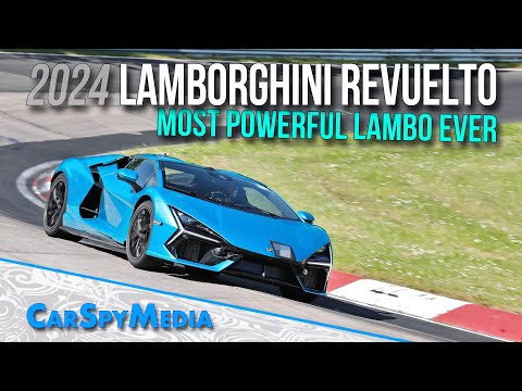 2024 Lamborghini Revuelto Prototipi Most Powerful V12 Hybrid Lambo Caught Testing At The Nürburgring