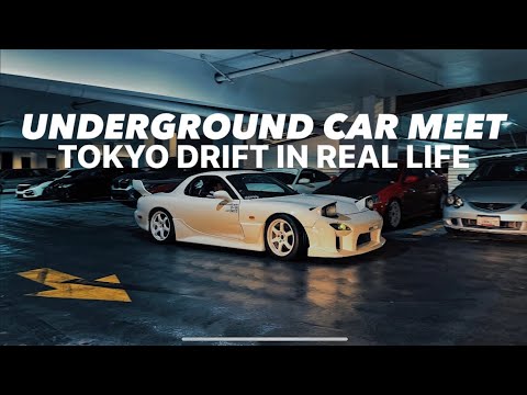 Tokyo Drift in Real Life: Underground Car Meet California | Loud JDMs, Euros, &amp; Exotics!