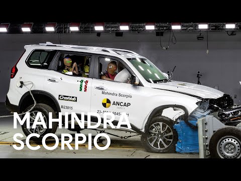 ANCAP safety &amp; crash testing a Mahindra Scorpio