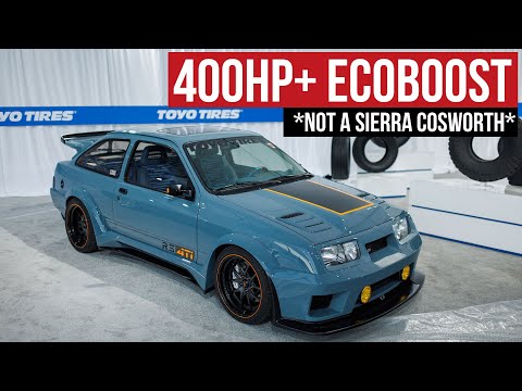 Modernized &quot;Ford Sierra Cosworth&quot; with a 2.3L Ford Ecoboost Crate Motor