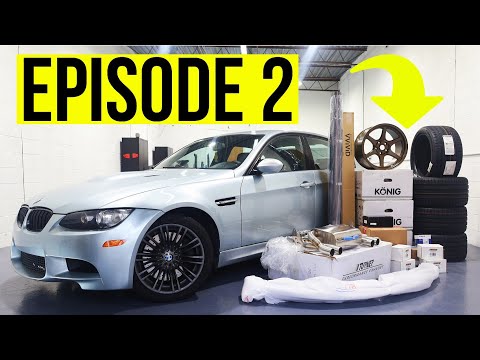 Building My BMW M3! EP. 2 (New Color + CF Splitter)