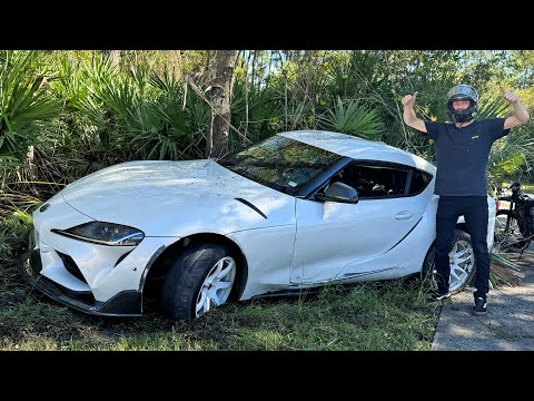 Crashed My DCT Supra Into a Tree