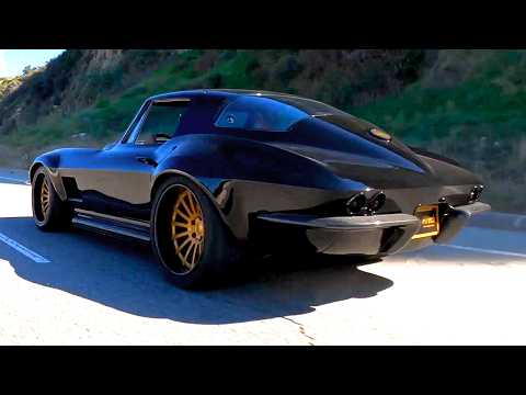 WIDEBODY Big Block 427 Powered C2 Corvette with Straight Pipes