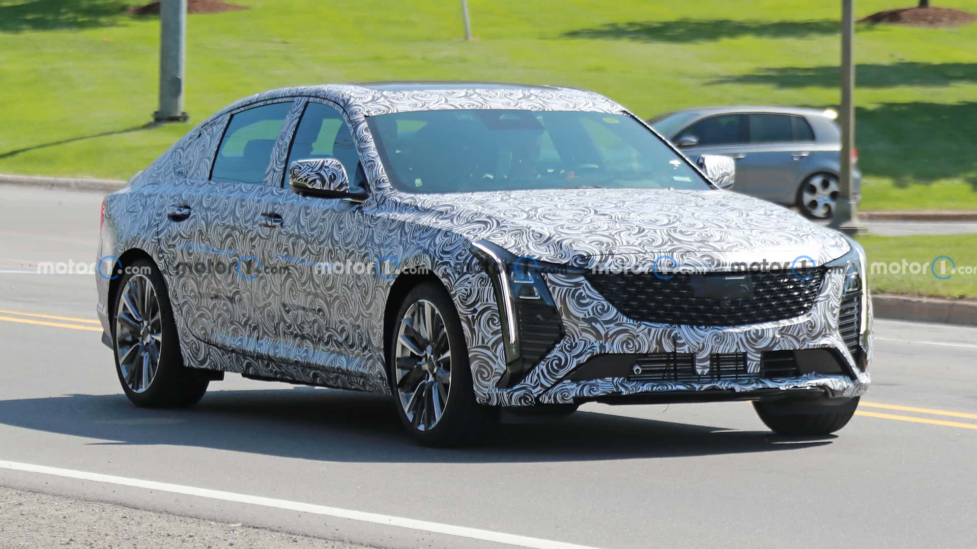 2024 Cadillac CT5 New Front Design Spotted MotorTrends